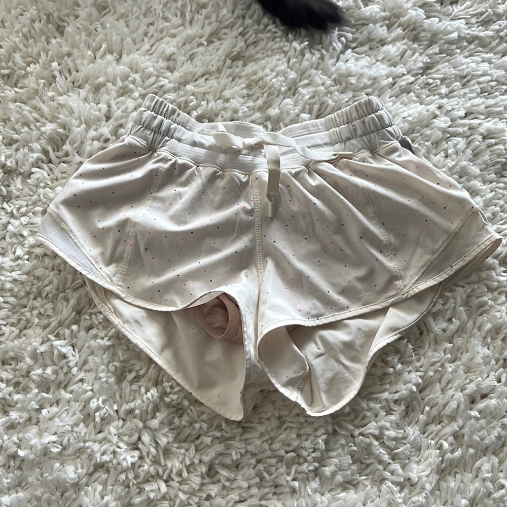 Confetti Lululemon Hotty Hot Shorts